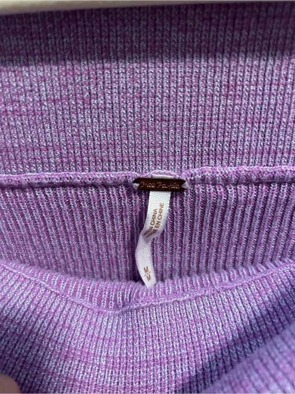 Free People Lavender Knit Midi Skirt - Picture 2 of 3